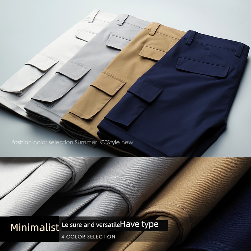 summer man Straight cylinder trend motion leisure time shorts