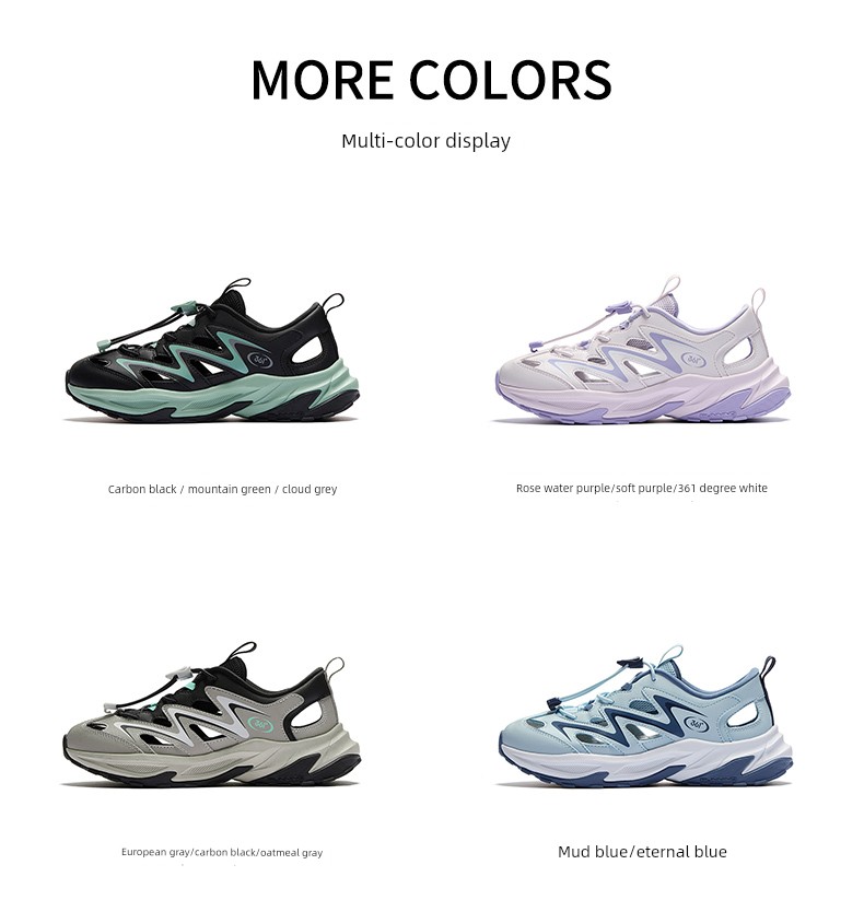 361 ° Children's Shoes for Boys and Girls, Kids' Water Shoes, Breathable Running Shoes, 2026 Summer New Models for Older Children — 19