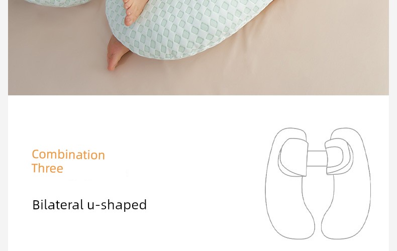 Mommytime Pregnancy Pillow Waist Support Pillow Belly Support Pregnant Women Sleeping Side Pillow Head Pillow U-Shaped Pregnant Women Supplies — 24