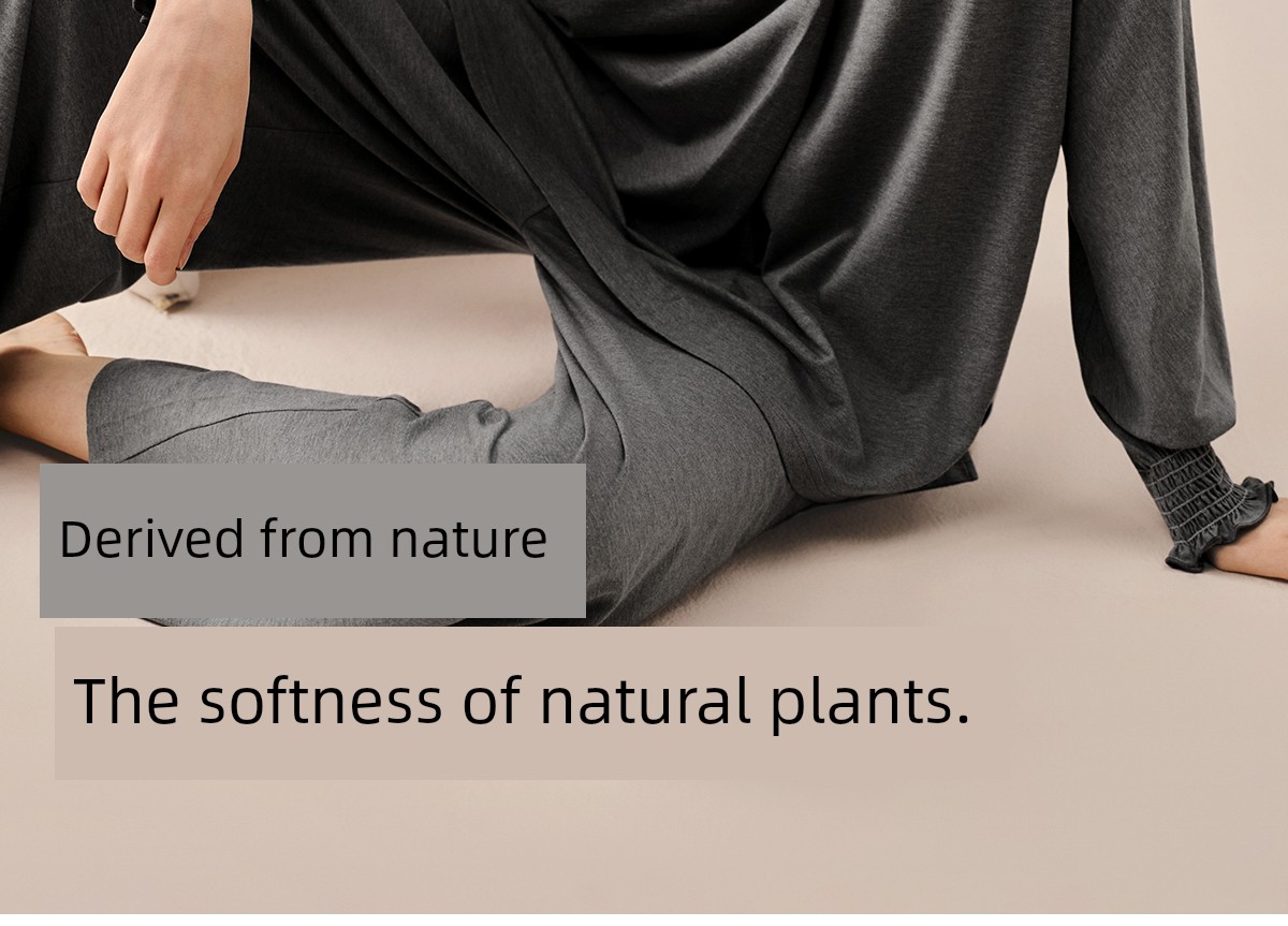 Sohiwoo Postpartum Clothing for Pregnant and Postpartum Women, Autumn Nursing Pajamas, Outerwear, Bamboo Cotton Sweat-Absorbent Home Wear Set — 4
