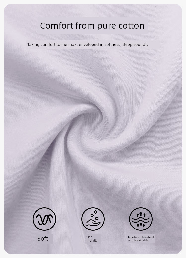 Maternity Pajamas with Hat, Pure Cotton, Sweat-Absorbent, Suitable for All Seasons, Postpartum Nursing Loungewear for Autumn and Winter — 6
