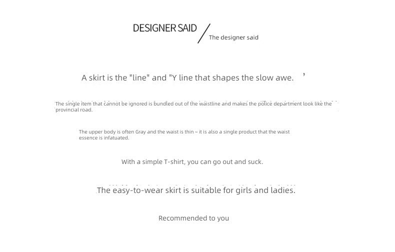 female summer Irregular Sense of design Medium and long term suit
