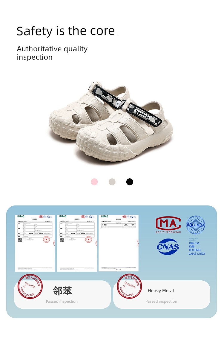 Balabala Kidsren's Shoes, Kidsren's Sandals, Lightweight Non-Slip Beach Shoes, Boys and Girls Shoes, Cut Out Summer Casual Shoes, Versatile — 6