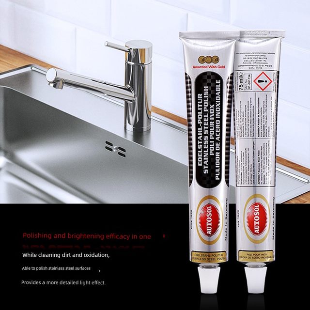 German AUTOSOL OUD Metal Pulsing Paste Stainless Steel Polishing Bar Rust Removal Hardware Scratch Copper Paste