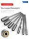 Dane Extended Sleeve Deepening Flash Drill Nut Screwdriver Hexagon Electric Batch Head Sleeve Set Combination