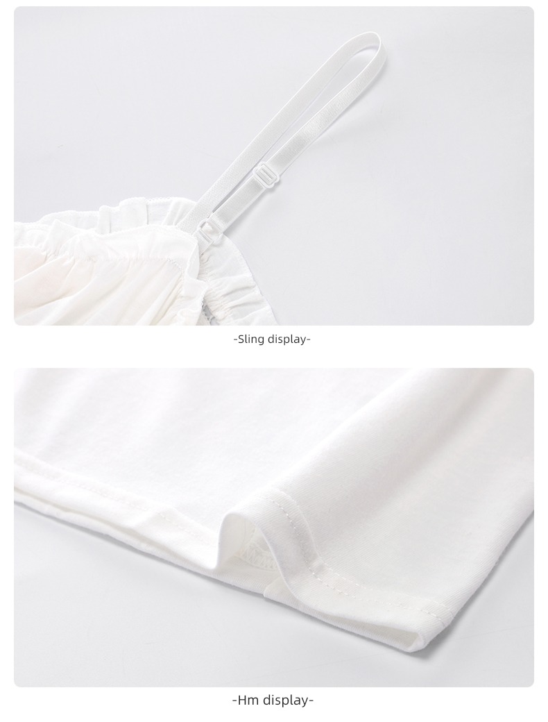 pure cotton Thin money sexy summer camisole Nightdress