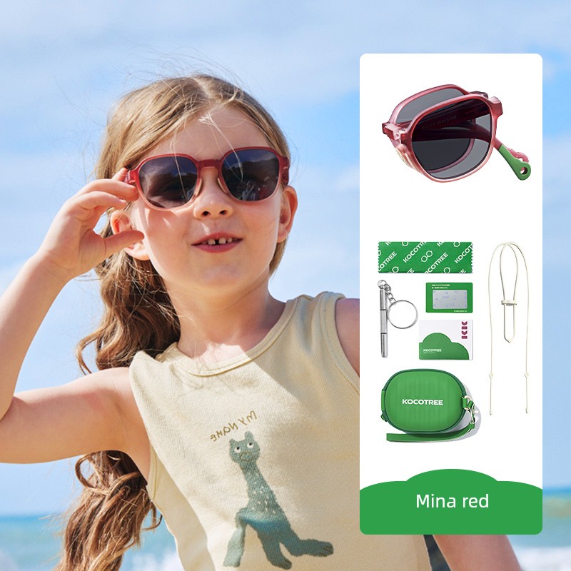 Foldable Sunscreen for Boys Baby Girl Polarized Sunglasses — 4