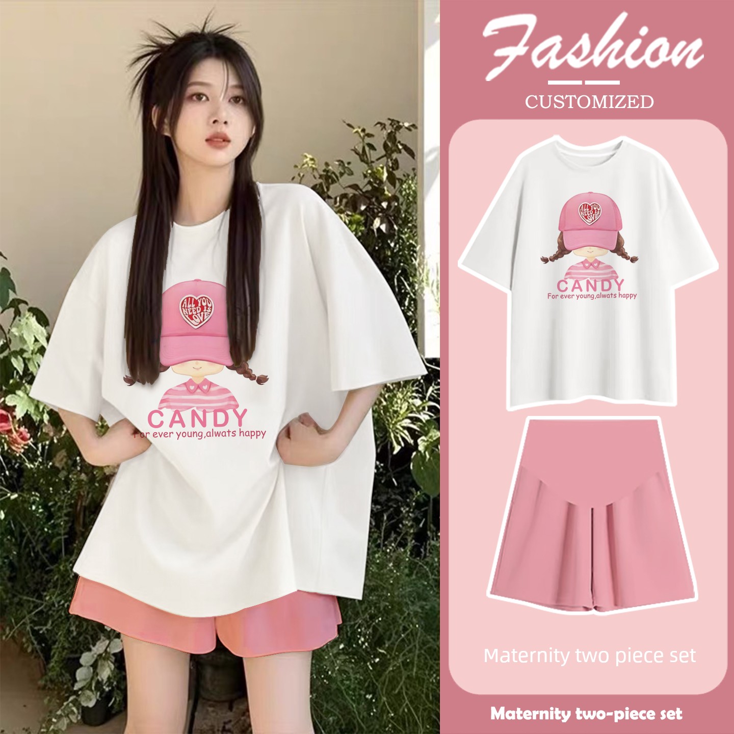 Maternity Set for Summer 2026: New Trendy Tops for Stylish Moms, Maternity Wear That Doesn'T Show Pregnancy, with a High-End Feel, and Maternity Pants — 22