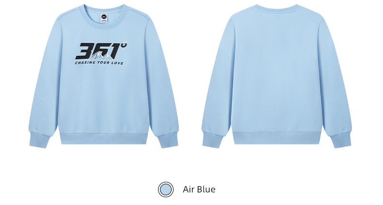 361 ° Children's Clothing for Boys and Girls, Pullover Sweatshirt, Round Neck, Autumn and Winter 2026 New Autumn Style, Fleece-Lined Long-Sleeved Sports — 85