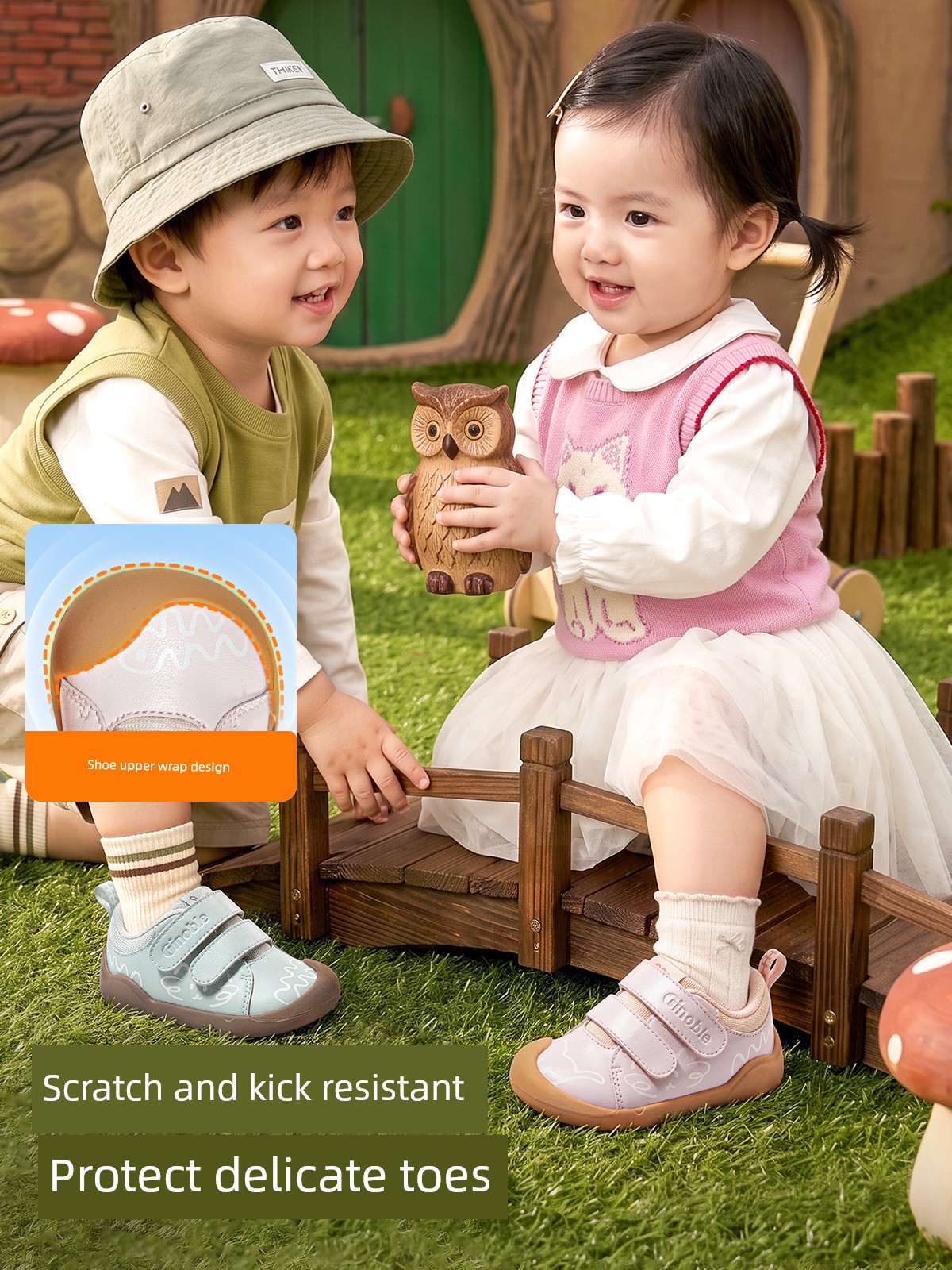 Jinopu Functional Shoes 2026 Autumn New Baby Shoes for Boys and Girls, Toddler Shoes Gb2596 — 2