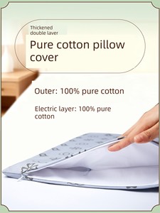 Double-Layer Zipper Buckwheat Husk Children's Latex Pillowcase