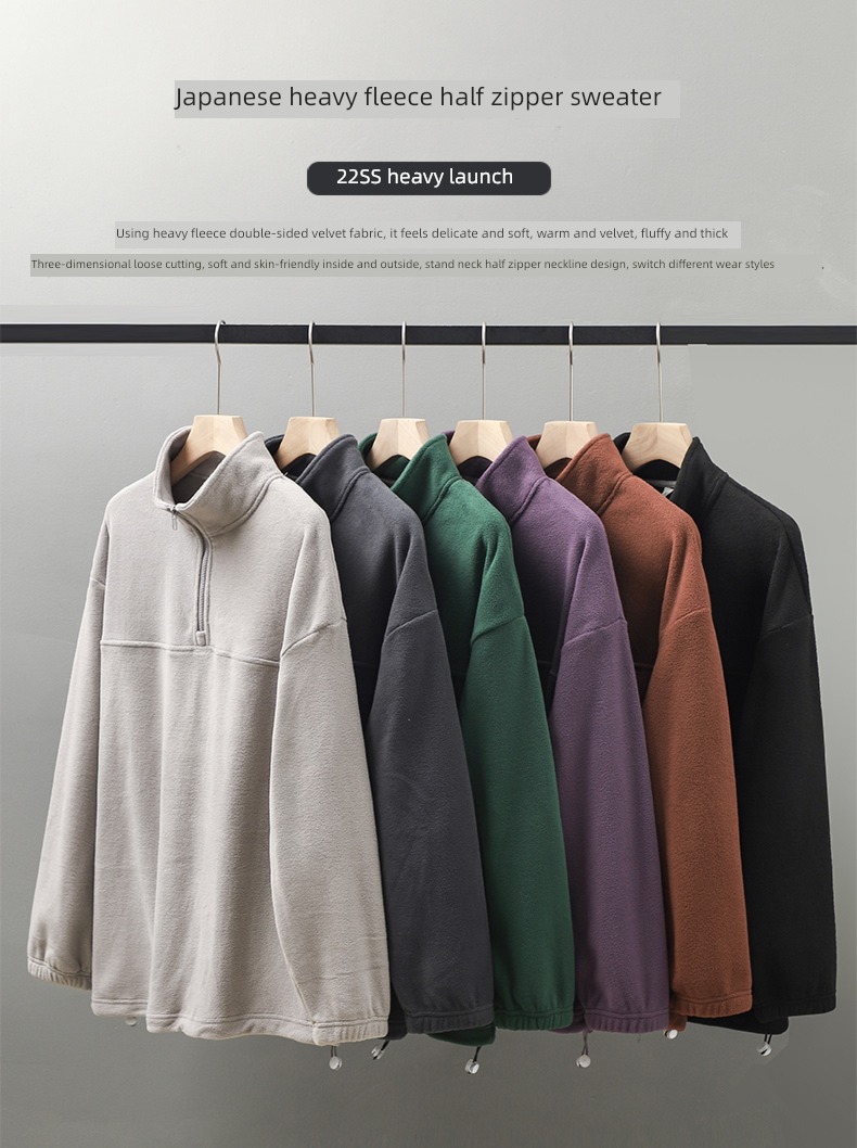 Pounds two-sided Autumn and winter stand collar Jacket lovers loose coat