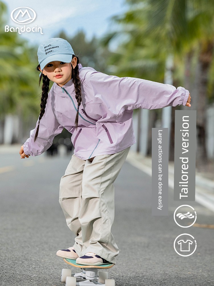 Trendy Children's Autumn Sports Jacket for Older Kids, 2026 New Model, Boys and Girls Spring and Autumn Hooded Top — 2