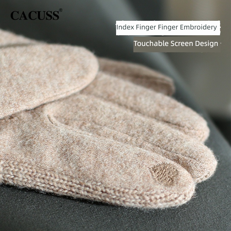 CACUSS ma'am Wool Plush Touch screen outdoors glove