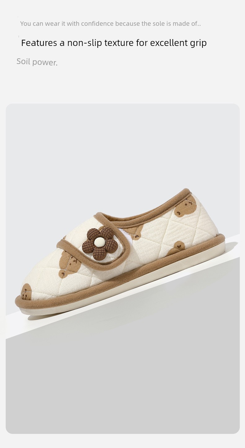 Maternity Shoes for Postpartum Women, Thin Style for Spring and Summer, Closed-Back, Soft Sole, Non-Slip, Thick-Soled Slippers for All Seasons — 10