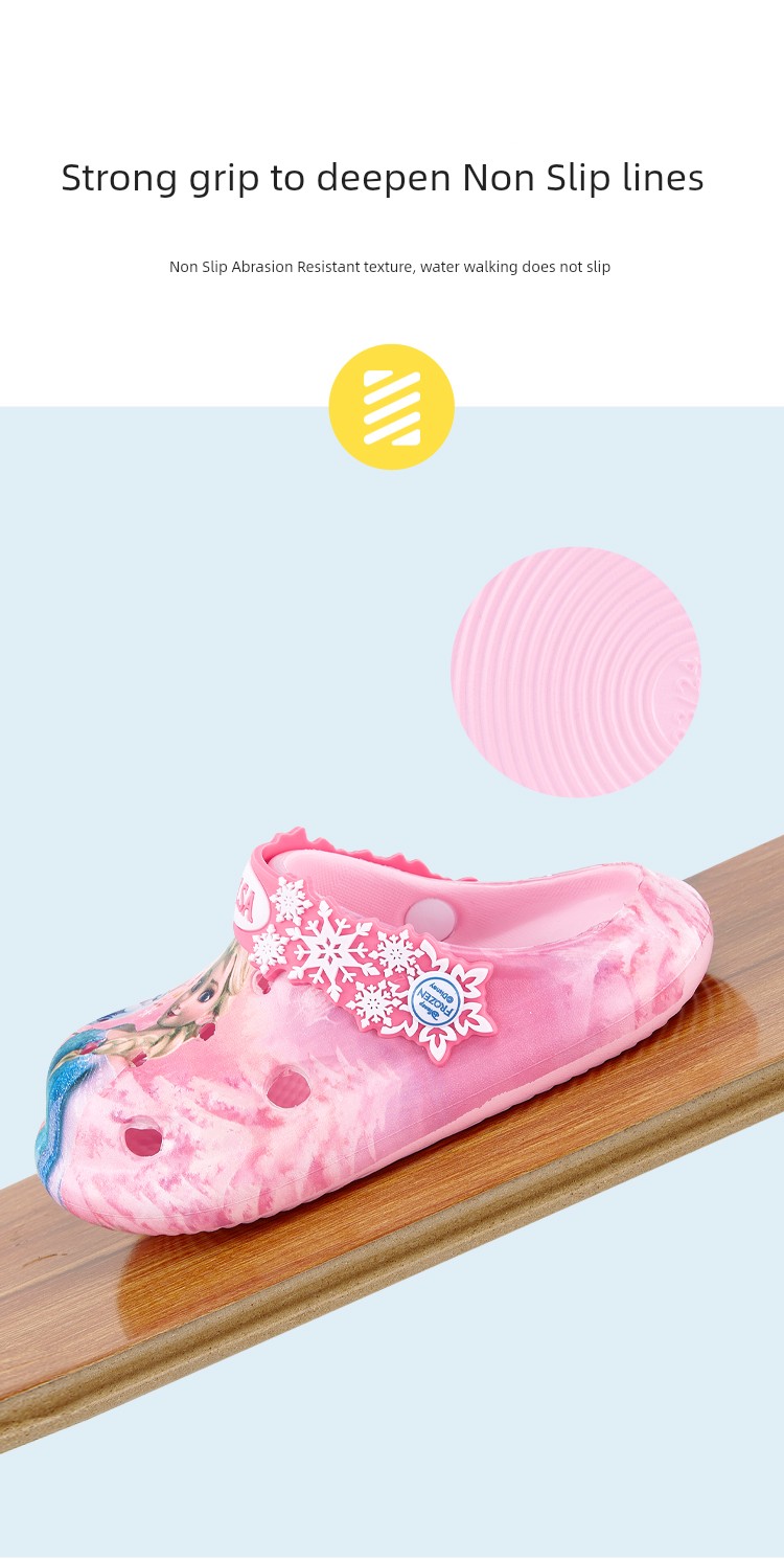 Disney Summer Princess Elsa Kids Children's Slippers — 8