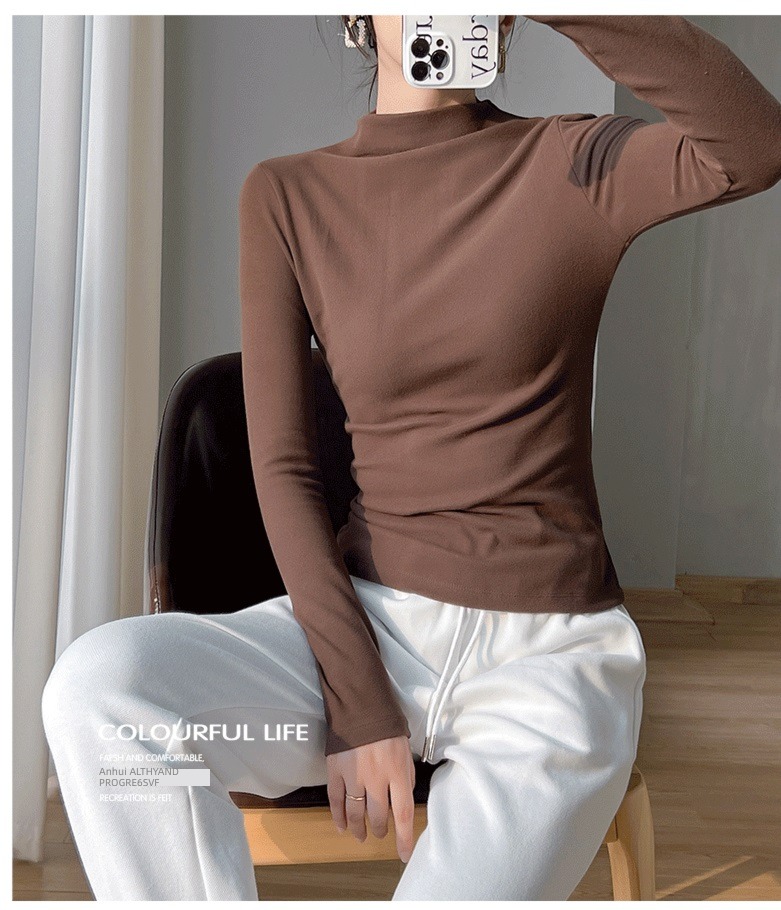 Autumn and winter Derong Self-cultivation keep warm Long sleeve T-shirt Undershirt