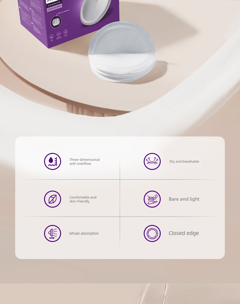 Philips Avent Anti-Leakage Breast Pads, Disposable Cotton Anti-Leakage Breast Pads for Breastfeeding and Postpartum, Ultra-Thin and Breathable Breast Pads — 3