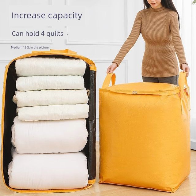 Large capacity moving special packaging bag storage bag sorting box carton woven snakeskin luggage express sorting bag