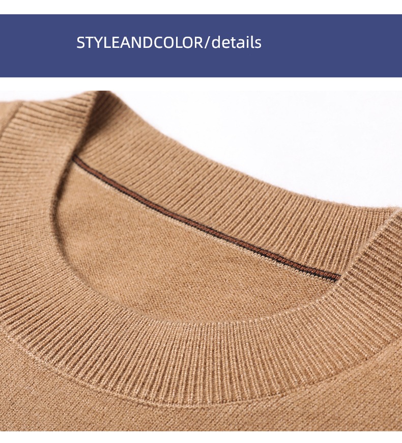 hyz  Half high collar Cashmere Condom man sweater