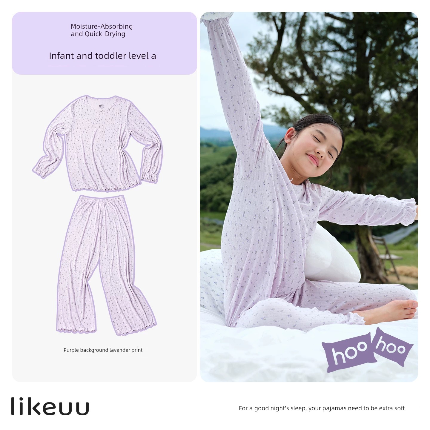 [Recommended by Zhu Dan] Likeuu Kidsren's Pajamas, Boys' and Girls' Home Clothes, 2026 New Family Modal Nightgown — 2