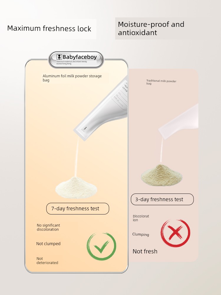 Aluminum Foil Milk Powder Bags, Portable Disposable Food-Grade Travel Packaging Small Bags, Sterile Storage Boxes, Baby Sealed Milk Bags — 4