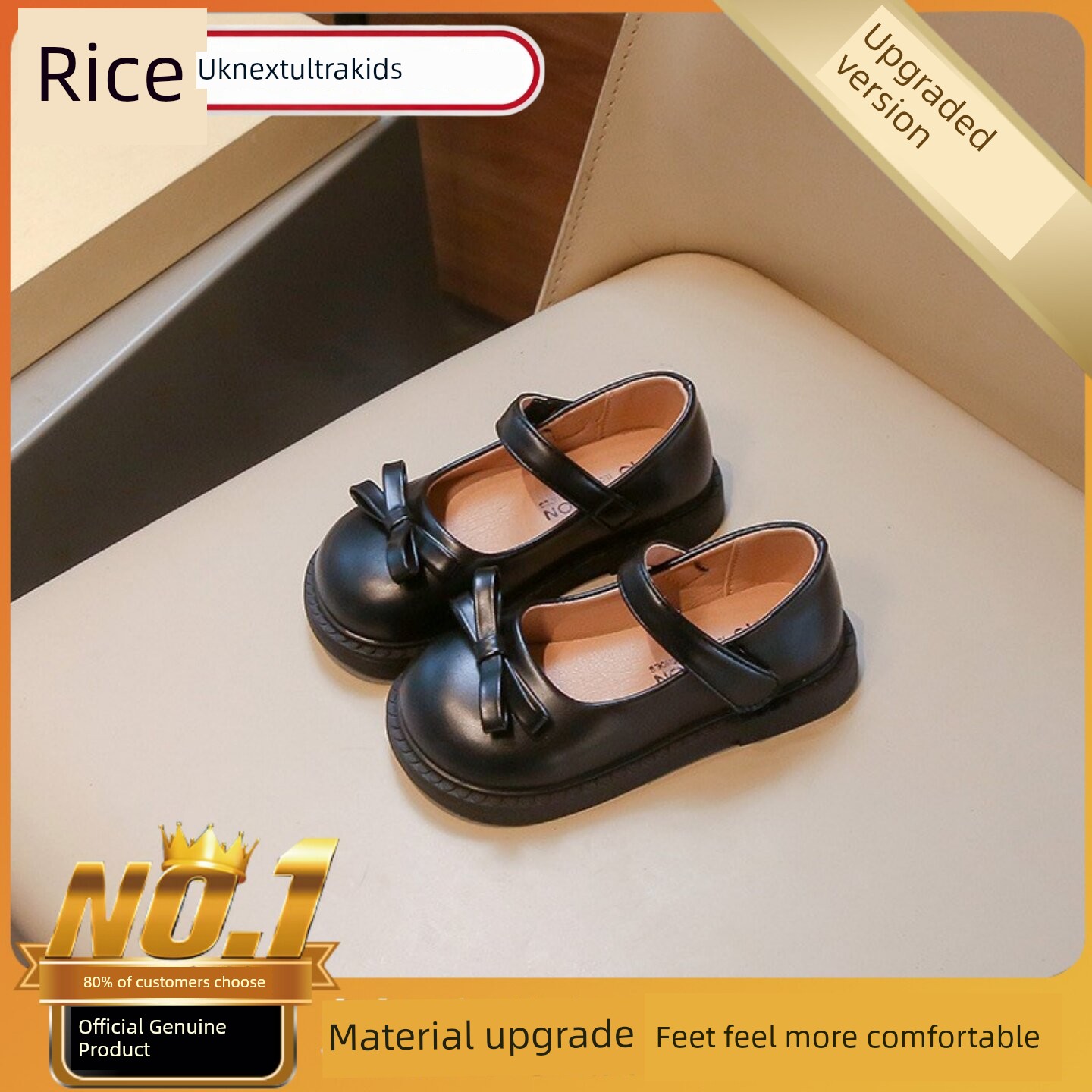British Nu Girls' Black Leather Shoes, Academy Style, British Style, Student Performance Soft-Soled Small Leather Shoes, Autumn Leather Shoes, 2026 Model — 3