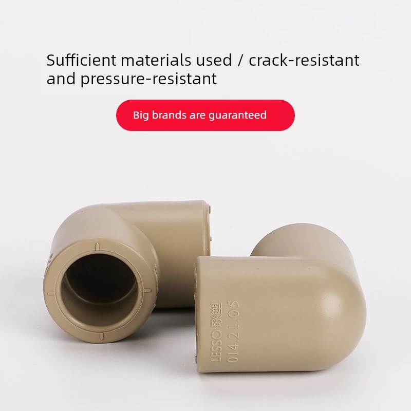Liansu Ppr Water Pipe Fittings, Heat-Melt Pipe Fittings, Water Pipe 1/2 Inch, 3/4 Inch, Internal Thread, External Thread, 20 Straight Elbow, Tee