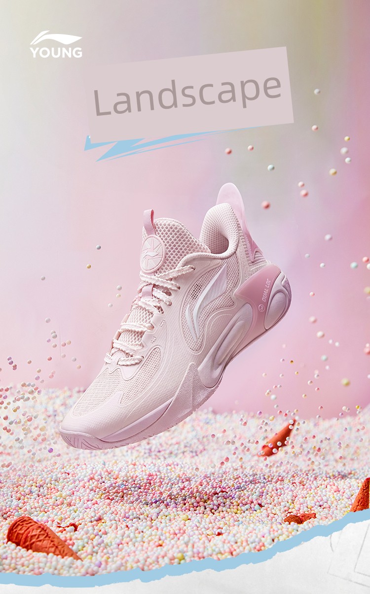 Li Ning Children's Wind Shadow 2.0 V4 Professional Basketball Training Shoes Girls' Shoes 2026 New Model Boys' Youth Sports Shoes — 1
