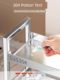 304 stainless steel kitchen seasoning storage rack countertop soy sauce bottle seasoning oil salt sauce vinegar seasoning storage rack
