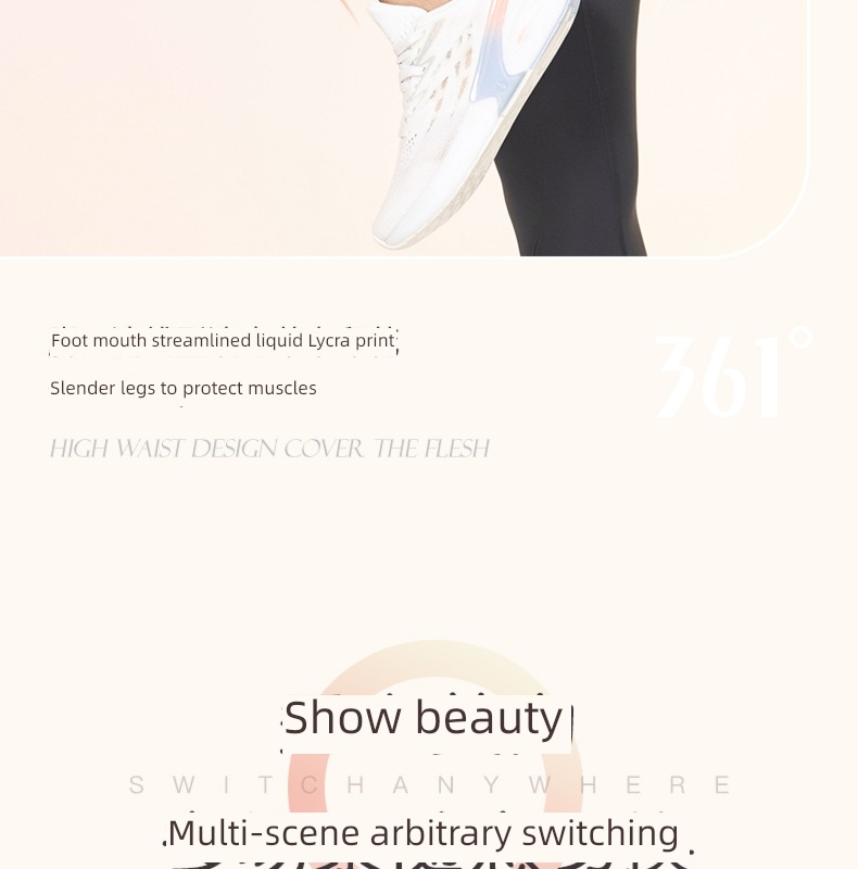 2022 High waist honey peach Buttock lifting woman Sports pants
