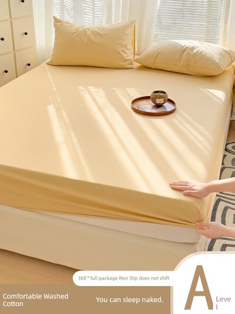 Single piece summer full-inclusive bed cover Simmons mattress dust protection cover bed cover non-full cotton pure cotton sheet cover