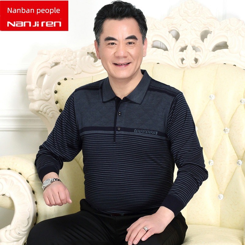 NGGGN spring Middle aged man Long sleeve Dad Costume