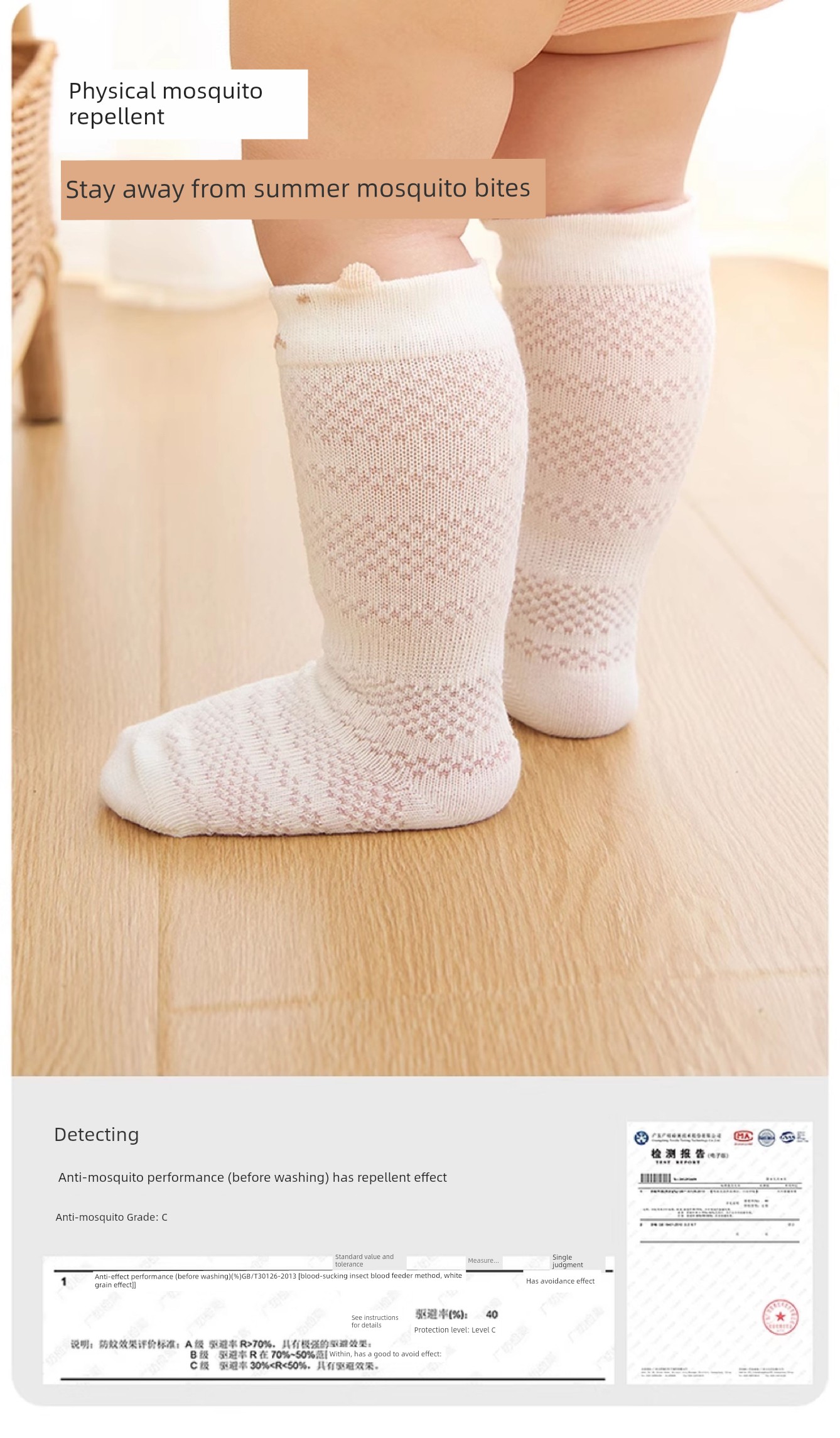 Tongtai Baby Socks Spring and Summer Thin Baby Wide Mouth Not Tight Mesh Long Socks Kids Wide Mouth Tube Socks 3 Pairs — 8