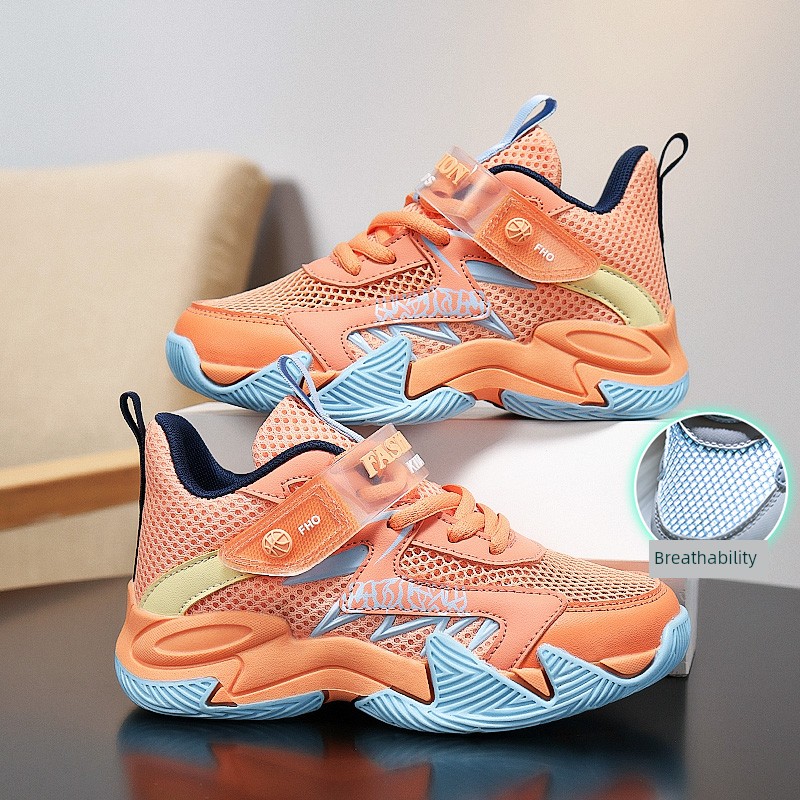 Zurich's New Girls' Sports Shoes for Autumn Are Breathable and Lightweight Children's Shoes for Older Children, Non-Slip and Dirt-Resistant Running Shoes — 4
