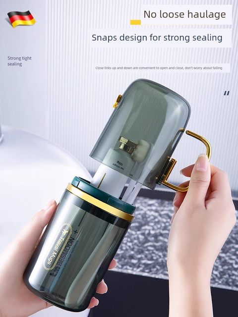 Dormitory mouthwash cup student toothbrush cup portable travel washing set high school tooth cup storage box tooth cup