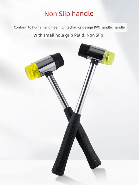 Rubber hammer installation hammer Rubber hammer Solid rubber rubbing hammer Floor tile rubber hammer