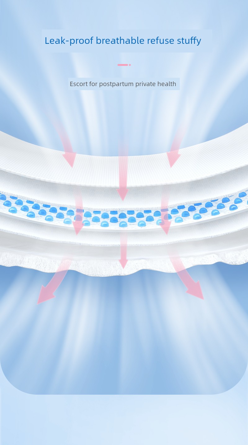 Zichu Long Night Use Widen Large Size Maternal Sanitary Napkin — 8