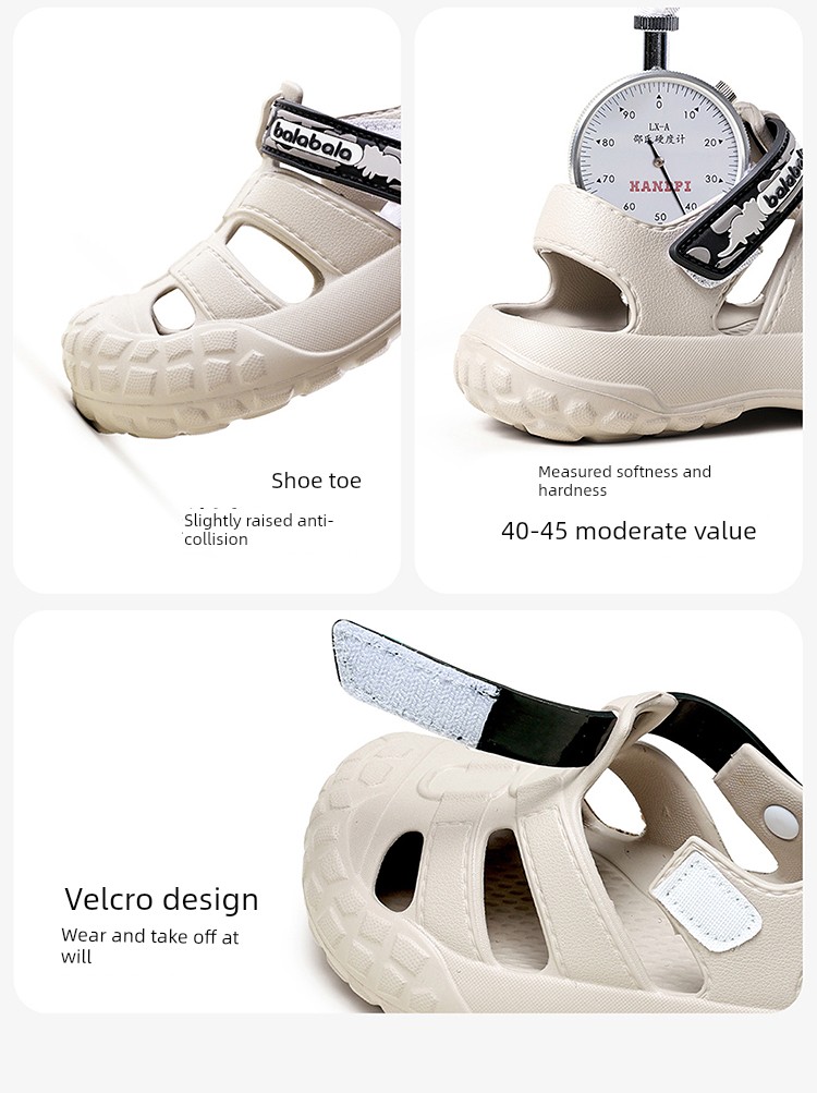 Balabala Kidsren's Shoes, Kidsren's Sandals, Lightweight Non-Slip Beach Shoes, Boys and Girls Shoes, Cut Out Summer Casual Shoes, Versatile — 11
