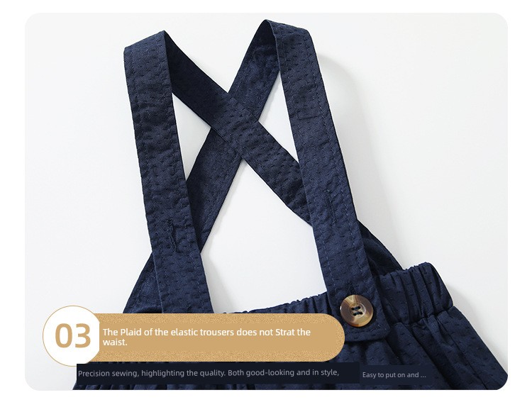 Children's Clothing Summer One-Year-Old Short Sleeve Suspenders Western Style Shirt — 25
