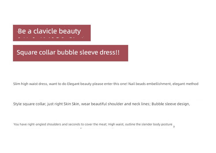 Tencel summer Show thin temperament square neck cowboy Dress