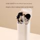 Automatic lifting makeup brush storage cylinder pressing dustproof high-quality desktop cosmetic storage box eyebrow brush bucket