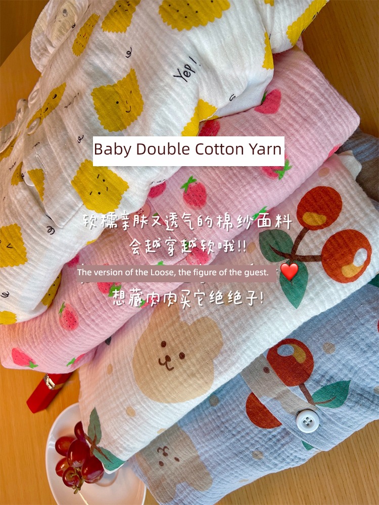 Polychromatic pure cotton have more cash than can be accounted for Big size pregnant woman pajamas Cartoon