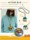 Ruosu Liangpin 2025 new cute mini halter neck small cloth bag lipstick earphones change keys and miscellaneous storage bag