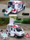 Alloy ambulance children's toys 120 ambulance large size simulated fire police car car model girl boy