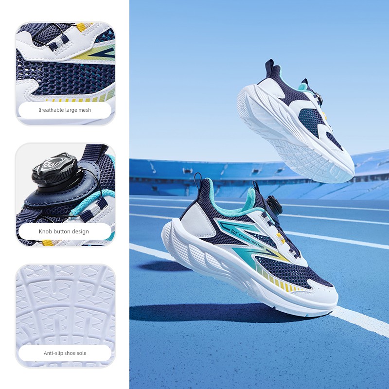 361 Degree Kidsren's Shoes, Kidsren's Running Shoes, Summer New Style Breathable Large Mesh Boys' Shoes, Youth Boys' Sports Shoes — 8