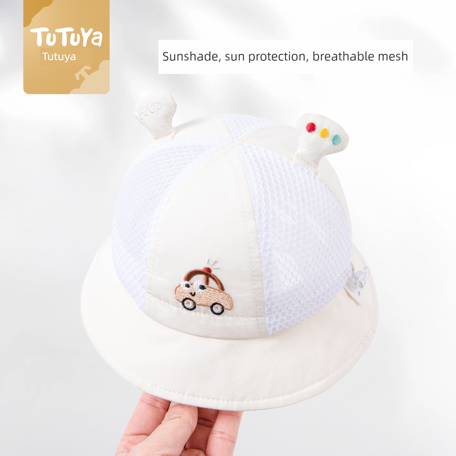 Baby Hat Thin Summer Baby Boy Sun Protection Hat Newborn Small-Month Sun Hat Outing Infant Bucket Hat — 5