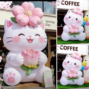 Inflatable Cartoon Flower Model, Inflatable Flower Hanging Decoration, Mascot Doll, Realistic Flower Inflatable Model