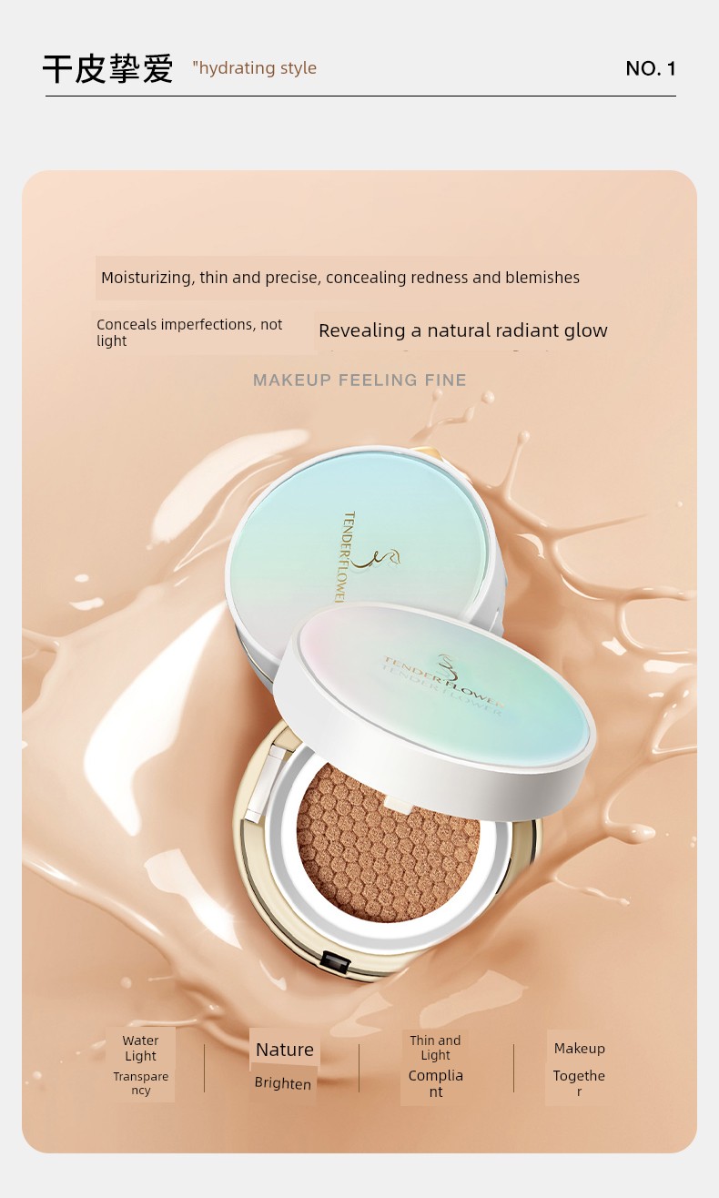 German Nenfu Folic Acid Air Cushion Bb Cream Concealer Isolation Foundation Liquid Special Skincare Product for Women Preparing for Pregnancy Cosmetics — 30