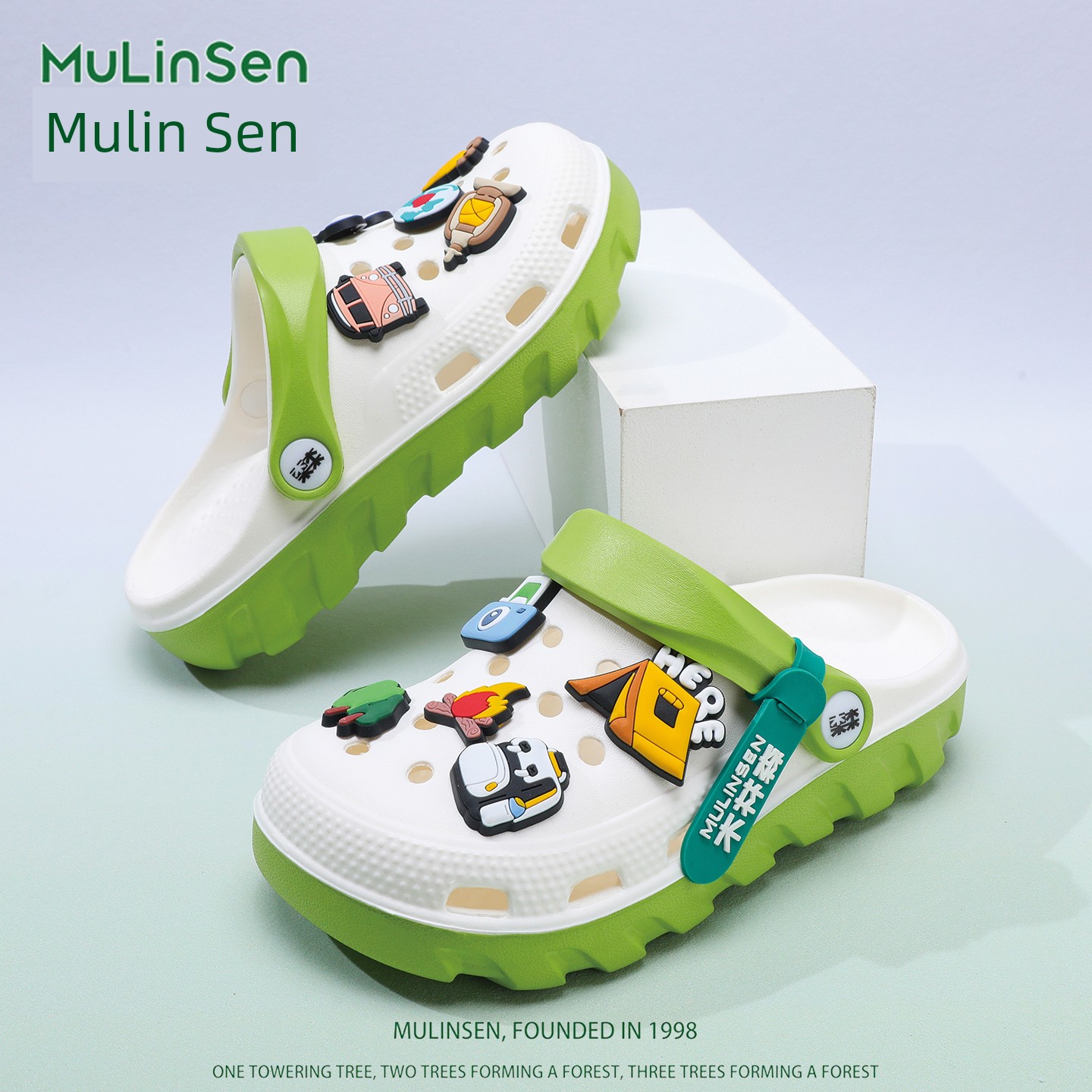 Mulinsen Children's Clogs for Boys, 2026 New Summer Model, Boys' Slippers, Non-Slip, Silent, for Older Children, with a Soft Stepping Feel — 4